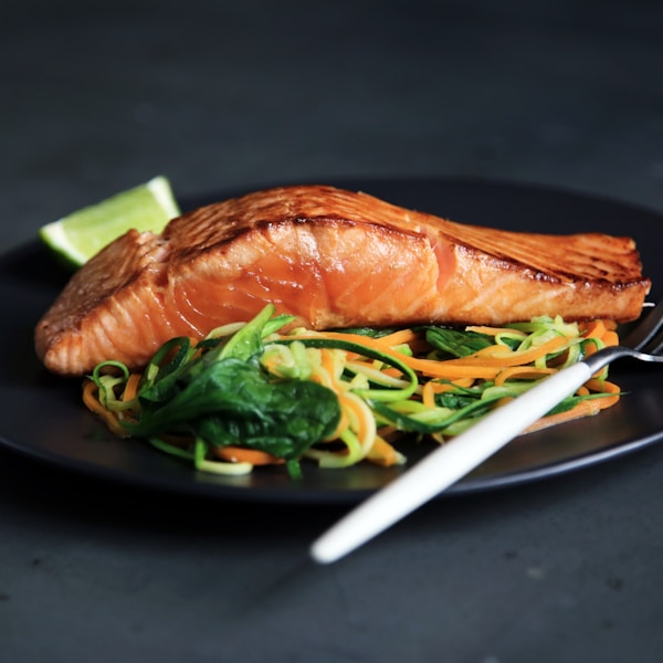 Grilled fish dish